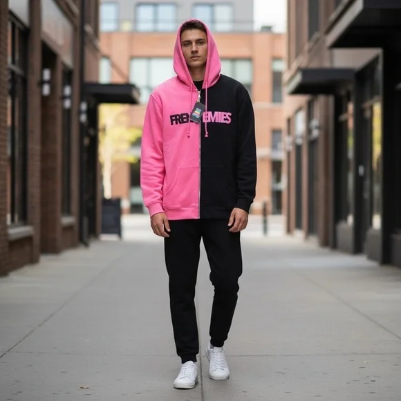 Teddy Fresh FRENEMIES Hoodie Unisex XXL Streetwear Brand New - Picture 2 of 5